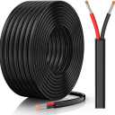 16 Gauge Wire, 16 AWG Electrical, 2 Conductors, Flexible/Oxygen-Free, Tinned Copper/Braided PVC 16/2 for Automotive, Marine, LED Strips, Solar, RV, Lighting (30 Feet – 9 m)