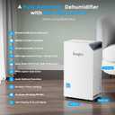 4500 Sq.Ft Most Efficient Energy Star, Max 80Pint/D (Standard 52Pint/D) Smart Compressor Dehumidifier with Drain Hose, WiFi/APP, Intelligent Humidistat, for Basement, Home, Bedroom, Bathroom(White)