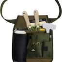 Handy Organizer Garden Tool Pouch  Unisex Utility Belt Apron for Gardening Gifts, Plumbing, Florists, Woodwork, DIY  with Multiple Pockets for Hand Tools & Adjustable Waist Belt Case4Life