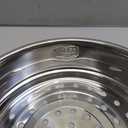 Stainless Steel Steamer Basket with Handle for Kitchen Suitable for All Types of Cookers 16cm