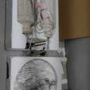 24.75'' Farmhouse Ceramic Table Lamp Set of 2 for Bedroom Living Room Vintage Traditional Rustic Modern White Nightstand Bedside Lamps