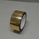 MAT Metalized Polyester Mylar Film Tape, Gold - 2 inch x 72 yds. Decor Tape for Detailing Accent Wall, Graphic Arts, Car and Boat Trim - Vibrant Mirror Like Finish