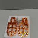 Motorcycle Footpegs Foot Peg Rest Pedals CNC for Dirt Bike 85-450 SX SXF EXC EXCF XC XCF 2016-2023 EC300 EC250F EC350F 21-23 Dirt Bike Orange