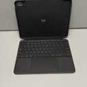 Logitech Combo Touch iPad Air 11-inch (M2 & M3), iPad Air (5th gen) Keyboard Case - Detachable Backlit Keyboard with Kickstand - Midnight Black