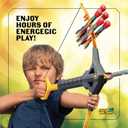 Kids Bow and Arrow Archery Set - Coolest Toys for Boys Age 6, 7, 8, 9, 10, 11 & 12 Year Old Boy Gifts - Cool Boy Toys Birthday Gift - Best Outdoor Kid Sports Play Toy