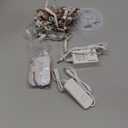 Led Strip Lights 32.8ft White Dimmable Led Light Strip Flexible Rope Lights Kits with 12v Etl Power Supply, Adhesive Clips, Dimmer Switch and Connectors for Indoor Decor