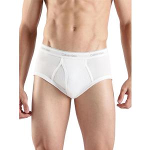 Calvin Klein Men's Cotton Classics 3-pack Brief (White, M)
