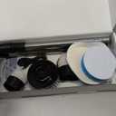 Leebein Electric Spin Scrubber, Cordless Powerful Scrub Brush for Cleaning Bathroom, Kitchen, Shower Tub and Floor Tile with Adjustable Extension Long Handle and 8 Replaceable Brush Heads(Rose)