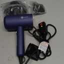 Slopehill Professional Ionic Hair Dryer, Powerful 1800W Fast Drying Low Noise Blow Dryer with 2 Concentrator Nozzle 1 Diffuser Attachments for Home Salon Travel (Prussian Blue)