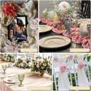 Nialnant 6 Pack Beige Boho Table Runners,10Ft Rustic Cheesecloth Table Runner for Special Banquets Party,Wedding Bridal Shower Birthday Decorations,Indoor & Outdoor