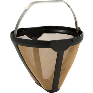 Replacement for CE250 CE251 Coffee Permanent Gold Tone Filter, Compatible with Ninja 12-Cup Programmable Coffee Brewer