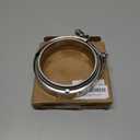BLACKHORSE-RACING 4" Inch V Band Clamp with Stainless Steel Flange 4 Inch V Band Bolt Clamp with 2 Male Female Flanges for Turbo Pipe Performance Exhaust Sysformance Exhaust Pipes