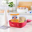 SkinnyPop Popcorn, Original and Dairy Free White Cheddar, Gluten Free, Non-GMO, 0.5oz Individual Size Snack Bags (18 Count) (EXP 07/11/26)