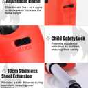4 Pack Lighter Refillable Butane Lighters, Long Lighters for Candle Camping Fireplace Party BBQ Grill(Fuel Not Included)