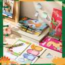 Sayglossy 6 Set Dinosaur Sticky Notes Pens Set Cartoon Dinosaur Sticky Notes Pads Self-Adhesive Writing Memo Pads Pages Party Favors Supplies Teacher Appreciation Gifts for School Office