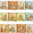 TecUnite 12 Pack Fall Diamond Painting Greeting Card Kits Fall Thanksgiving Diamond Art Cards with Envelopes Pumpkin DIY Crafts Kit Rhinestones Paint Scarecrow Cards for Friend Birthday Gifts