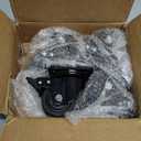 Nefish 4-Inch Heavy Duty Casters Set of 4, Industrial Grade Casters Wheels 7000 LBS, Low Gravity Plate Swivel Caster with Brake, Sturdy & Corrosion-Resistant Nylon Wheels for Industrial, Equipment