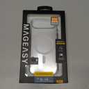 MAGEASY Designed for iPhone Air 6.5" Clear Case - Crystal Clear, Never Yellow, 16ft Drop Protection, Compatible with MagSafe - Bright M (White Ring) (Transparent / Whtie Ring)