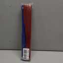 Large Folding Fan, Red And Blue