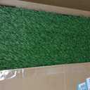 Dog Grass Pad with Tray, 23''X17'' Small Artificial Turf Grass Potty, Reusable Puppy Pee Pads for Dogs, Portable Dog Litter Box for Indoor Outdoor Potty Training Toilet