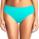 Zmart Women Standard Strappy Bikini Bottoms Full Coverage Bathing Suit Cutout Swim Low Rise Swimsuit Bottom Size L