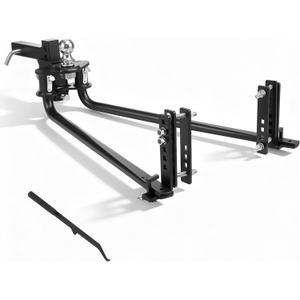 VEVOR Weight Distribution Hitch, 14000 lbs Max Towing & 1400 lbs Max Tongue, Weight Distributing Hitches Kit with Sway Control Includes 2 in Shank & 2-5/16 in Ball, Load Leveling Hitch for Trailers