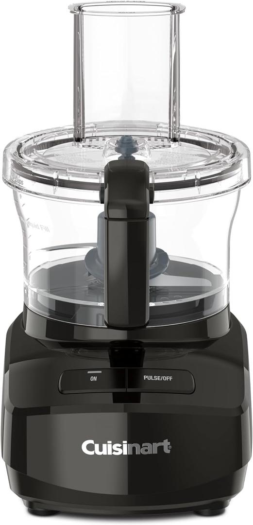 Cuisinart 7-Cup Sleek and Modern Design Food Processor with Two Easy Controls and Universal Blade for Chopping, Mixing, and Dough (Black)