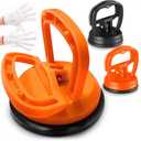 Suction Cup Dent Puller Kit – 3 Pcs (One Large 4.6in and Two Small 2.2in) Dent Puller Suction Cup for Car with Gloves – Comfortable Grip, Pulling Power up to 172 lbs | Works with Glass and Ceramics