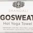 Shandali GoSweat Non-Slip Hot Yoga Towel with Super-Absorbent Soft Suede Microfiber in Many Colors, for Bikram Pilates and Yoga Mats. (72.00" x 26.50", Lemonade Pink)