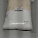 Pleated Bed Skirt Queen Size, Tailored Dust Ruffle 18 Inch Drop Easy Fit, Pleated Grid Plaid Bedskirts, Machine Washable, Anti-Slip, Microfiber, No Split Corners-Beige