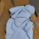 Cozy Bliss Cooling Comforter Queen Size, Cooling Blankets for Hot Sleepers and Night Sweats, Sky Blue Summer Comforter for Queen Size Bed, Breathable Soft Lightweight Silk Smooth
