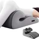 Couples Butt Cushion Enhanced Supporting Version Furniture Pillow Support Pillowcase Suitable for Home Use, Ideal for Sitting and Lying, Foam Pillow Modern and Simple Style (Grey)