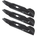 High‑Lift Mower Blades 742P05094 (3‑Pack) – OEM Fit for Cub Cadet Enduro XT1-LT50, ZT1-50, ZT2-50 & Craftsman 50″ Decks with S Hole – Heavy‑Duty Powder‑Coated Steel, Pre‑Sharpened