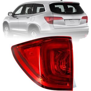 Tail Light Assembly Compatible With 2016-2018 Honda Pilot - (Left Driver Side), Replace 33550TG7A01 HO2804107