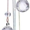 Crystals Ball Prisms Suncatcher Hanging Ornament Rainbow Maker for Home,Garden Decoration