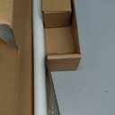 Ivilon Drapery Window Curtain Rod Set - Square Design 1 1/8 Rod. 28 to 48 Inch. Ivory/White