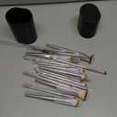 BS-MALL Makeup Brush Set 18 Pcs Premium Synthetic Foundation Powder Concealers Eye shadows Blush Makeup Brushes with black case