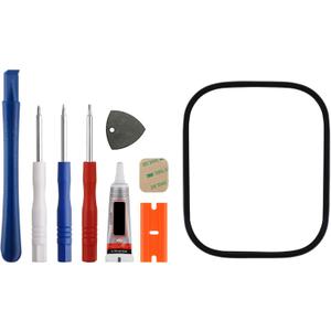 Front Glass Outer Screen Lens Replacement Compatible with Apple Watch Ultra 2 49mm with Tools(No Display and Touch digitizer)