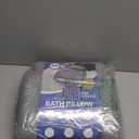 Everlasting Comfort Luxury Bath Pillows for Tub with Head and Neck Support - Non-Slip Bathtub Pillow with Suction Cups, Quick-Drying Mesh & Drying Hook - Jacuzzi & Spa Accessories for Women - Gray