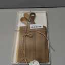 4 Pcs Christmas Gifts Bridal Shower Favor Bamboo Wooden Square Cheese Board Gift Set Cheese Knives Mini Cutting Board Bulk Set Tags and Boxes Christmas Party Birthday