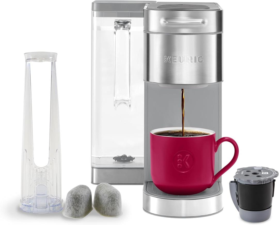 Keurig K-Supreme Plus Single Serve Special Edition Coffee Maker with 5 Brew Sizes, Multistream Technology, and Programmable Brewing Preferences (Silver)