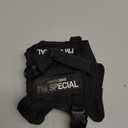 Forestpaw Cat Harness Escape Proof for Walking, Adjustable Cat Vest Harness with Soft Mesh Padded, Tactical Cat Harness with Control Handle, Molle Patches, Black (Chest 12-17",Neck 8.0-12.5",5-20LB)