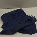 No. 918 Erica Crushed Voile Ascot Beaded Sheer Rod Pocket Curtain, Size: 51"W x 24"L 