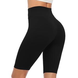 Polar Bunny Women's 8" High Waist Yoga Shorts Soft Summer Workout Biker Shorts Athletic Shorts for Running Fitness Gym S/M
