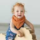 Muslin Receiving Blankets, Neutral Blanket Swaddling for Newborn Boys and Girls, 5 Pack Breathable and Skin-Friendly Swaddle Wrap for Infant Baby (Gentle Colors)