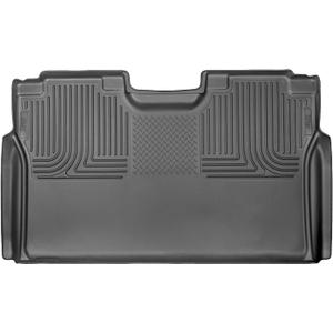 Husky Liners Weatherbeater Floor Mats | Fits 2015-2026 Ford F-150, 22-25 Lightning, SuperCrew (Crew Cab) w/Out Underseat Storage | 2nd Row, 1-pc Black - 19371