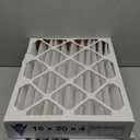 Nordic Pure 16x20x4 (15_1/2 x 19_1/2 x 3_5/8) Pleated MERV 12 Air Filters 2 Pack