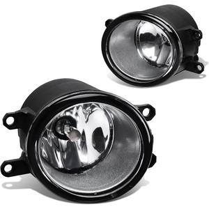 DNA MOTORING FL-ZTL-209-CH Front Bumper Fog Light Driver & Passenger Side Enhance visibility [Compatible with 11-14 IS250 IS350 / 10-13 RX350] (Clear Lens)