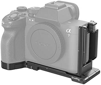 SmallRig Foldable L-Bracket for Sony Alpha 7R V/Alpha 7 IV/Alpha 7S III, Foldable Side Plate for Arca-Swiss, Supporting Quick Switch Between Horizontal and Vertical Shooting - 3984
