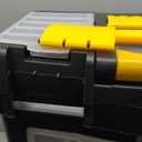 Rolling Tool Box with Wheels, Foldable Comfort Handle, and Removable Top  Toolbox Organizers and Storage by Stalwart